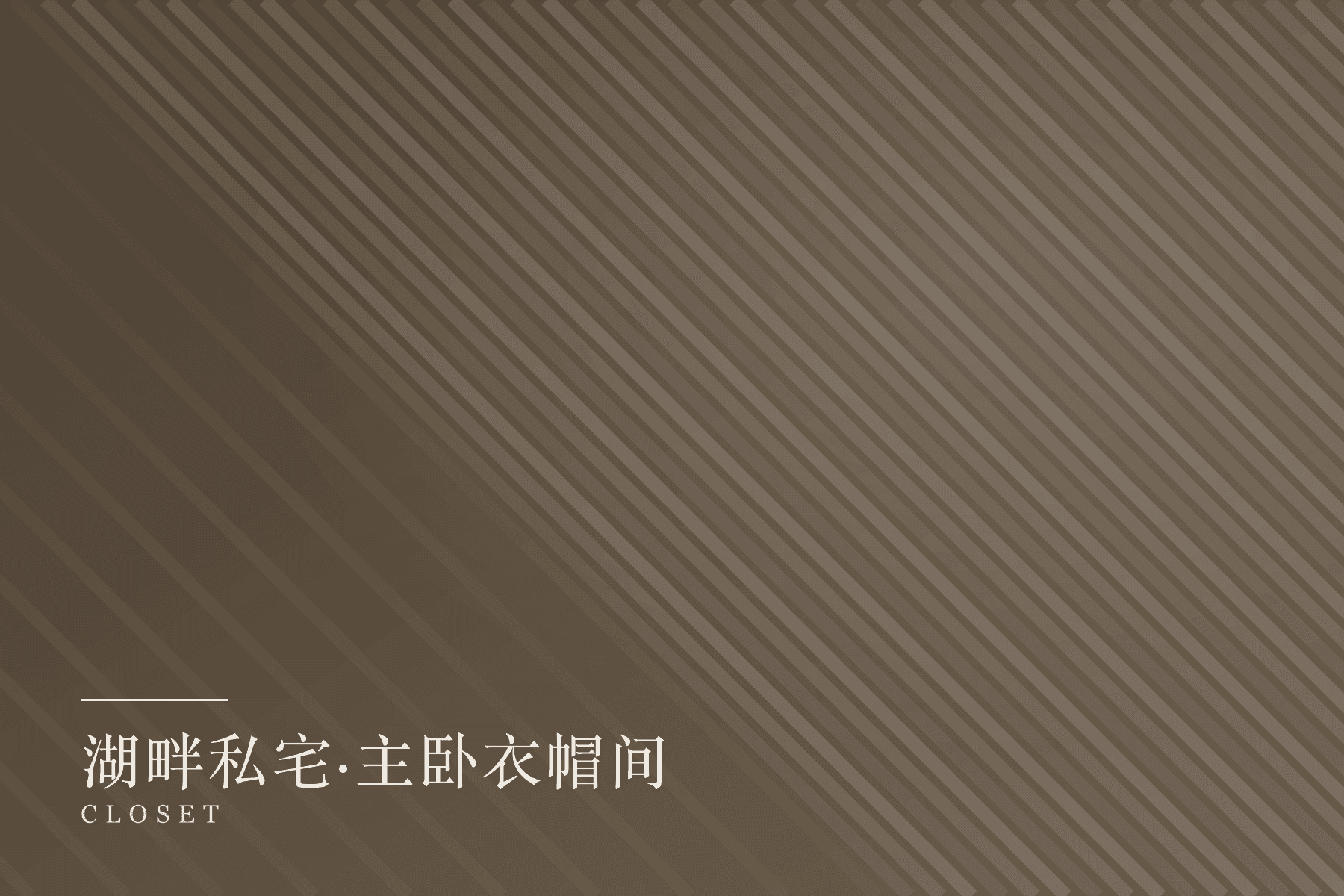 湖畔私宅主卧衣帽间
