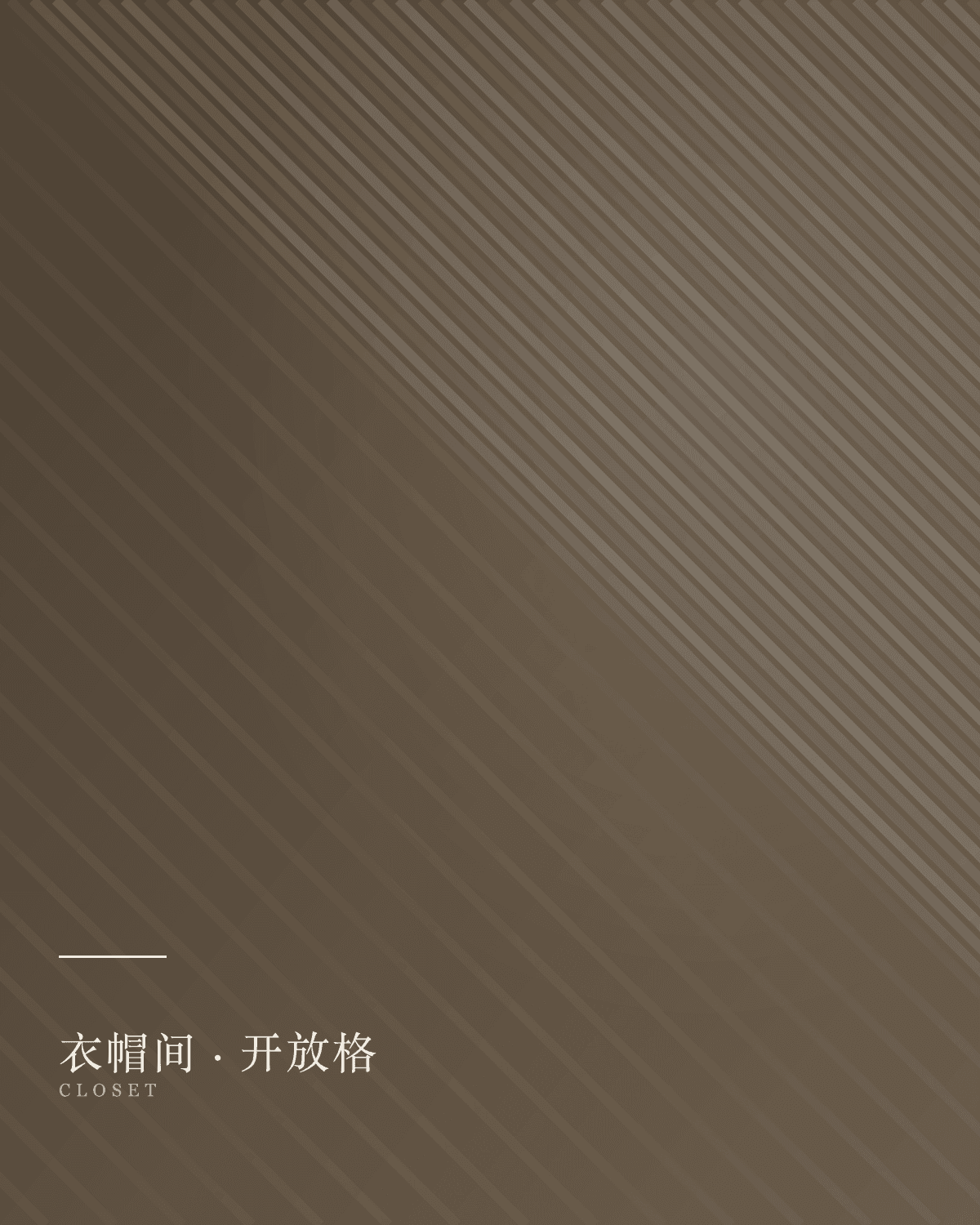 开放式衣帽间